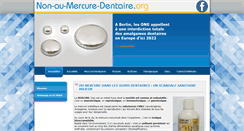 Desktop Screenshot of non-au-mercure-dentaire.org